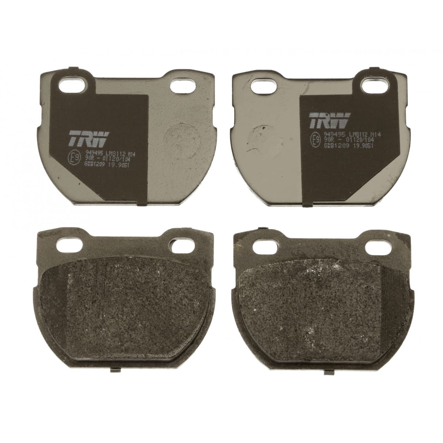 Brake pad set, rear — Land Rover Defender, Station Wagon
