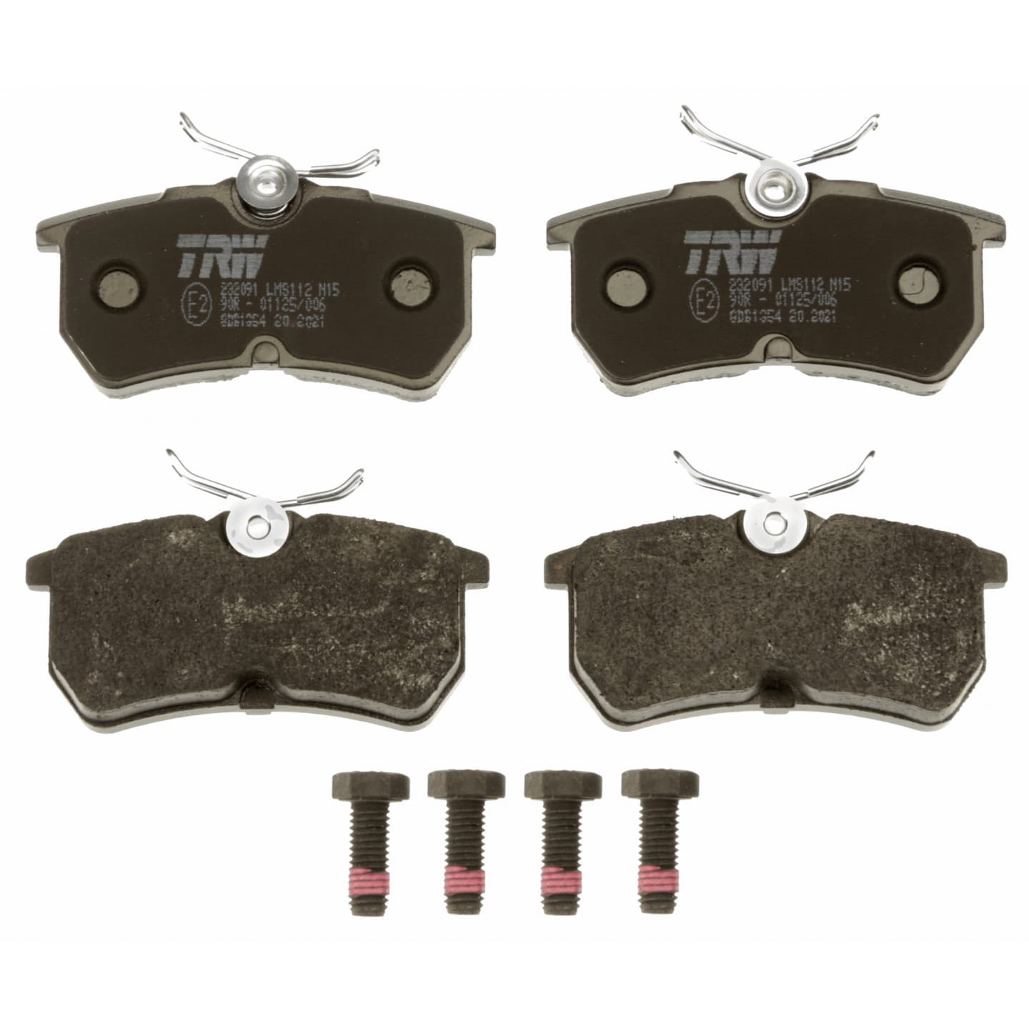 Brake pad set, rear — Ford Fiesta ST150 V, Fiesta VII, Focus I