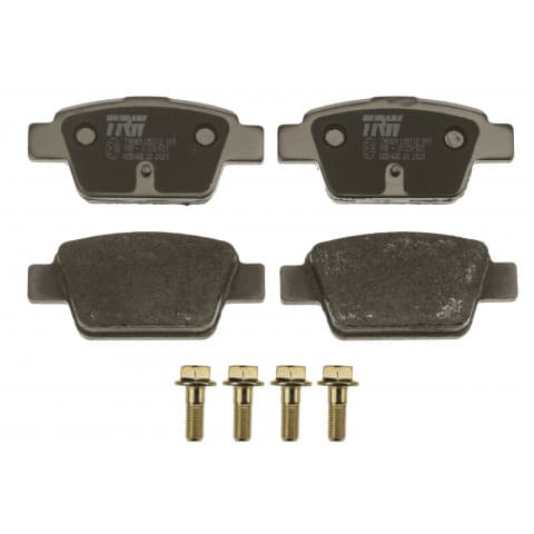 Brake pad set, rear — Alfa Romeo Romeo Mito, Fiat Bravo, Multipla, Stilo