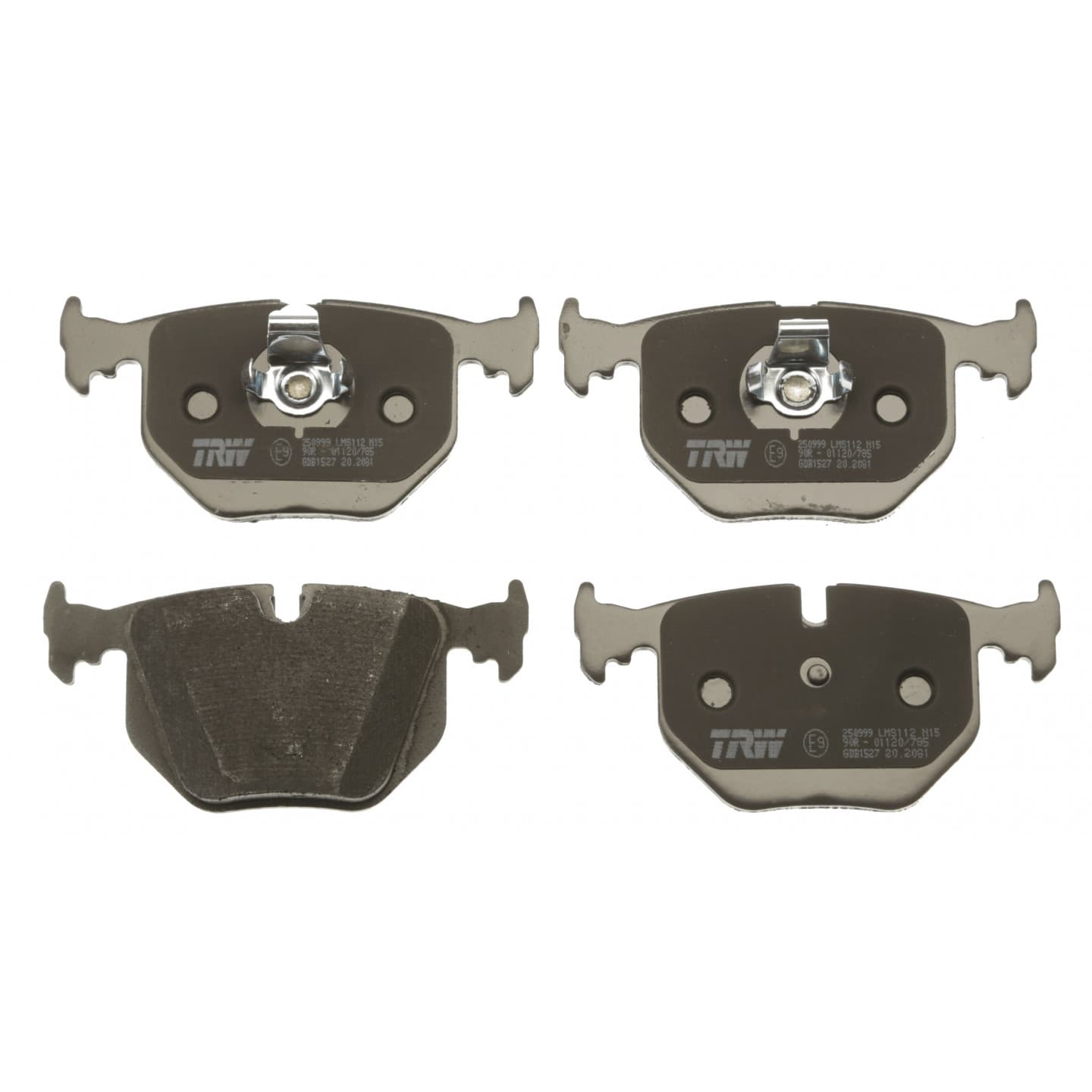 Brake pad set, rear — BMW 3 Series (E46), X3 Series (E83), X5