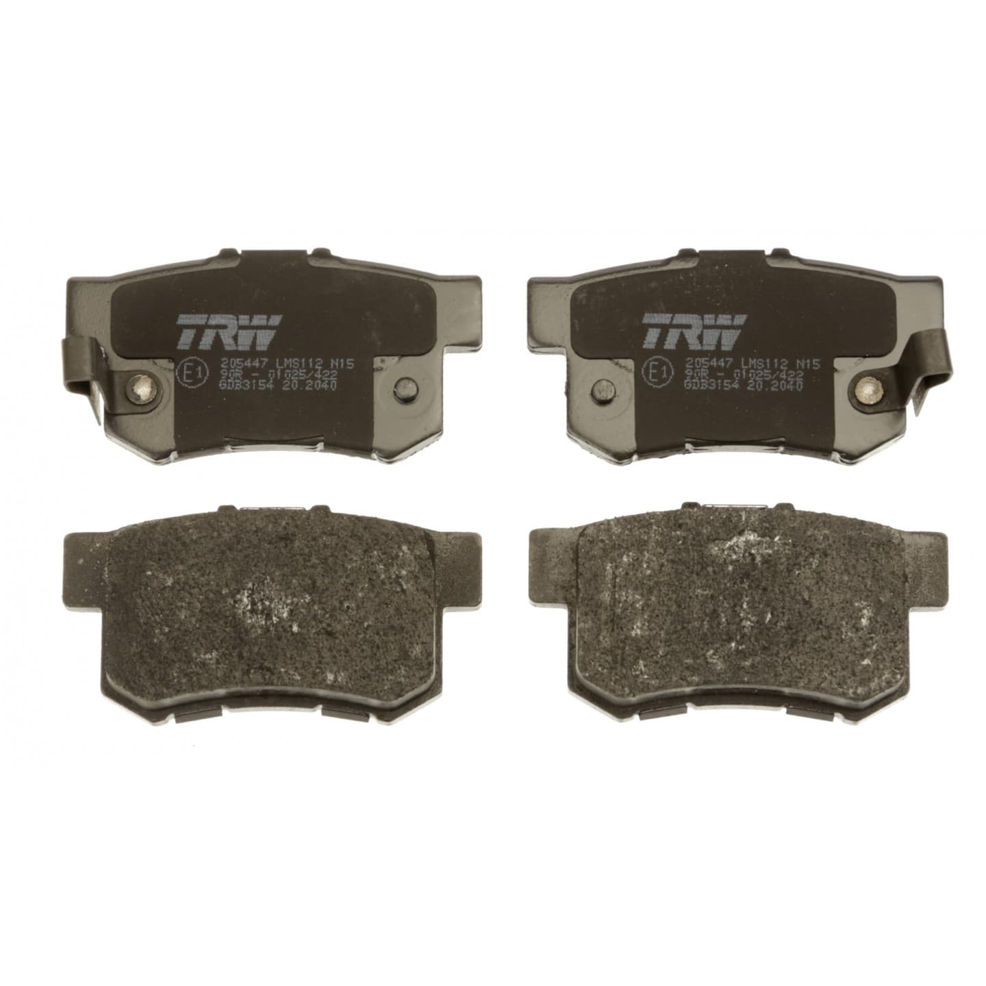 Brake pad set, rear — Haval H6, Honda Accord, Ballade, Suzuki
