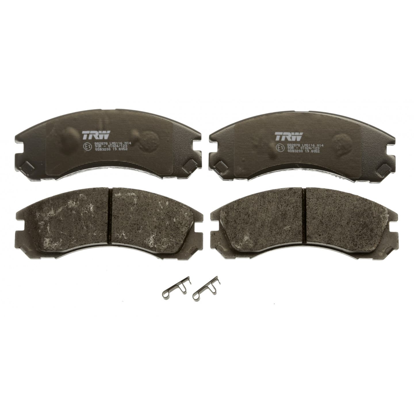 Brake pad set, front — Mitsubishi ASX, Lancer, Outlander, Pajero