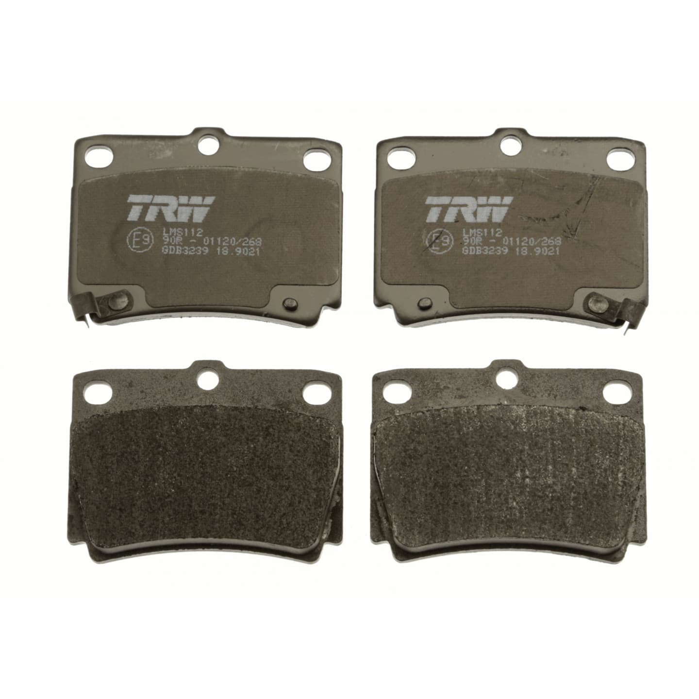 Brake pad set, rear — Mitsubishi Pajero II