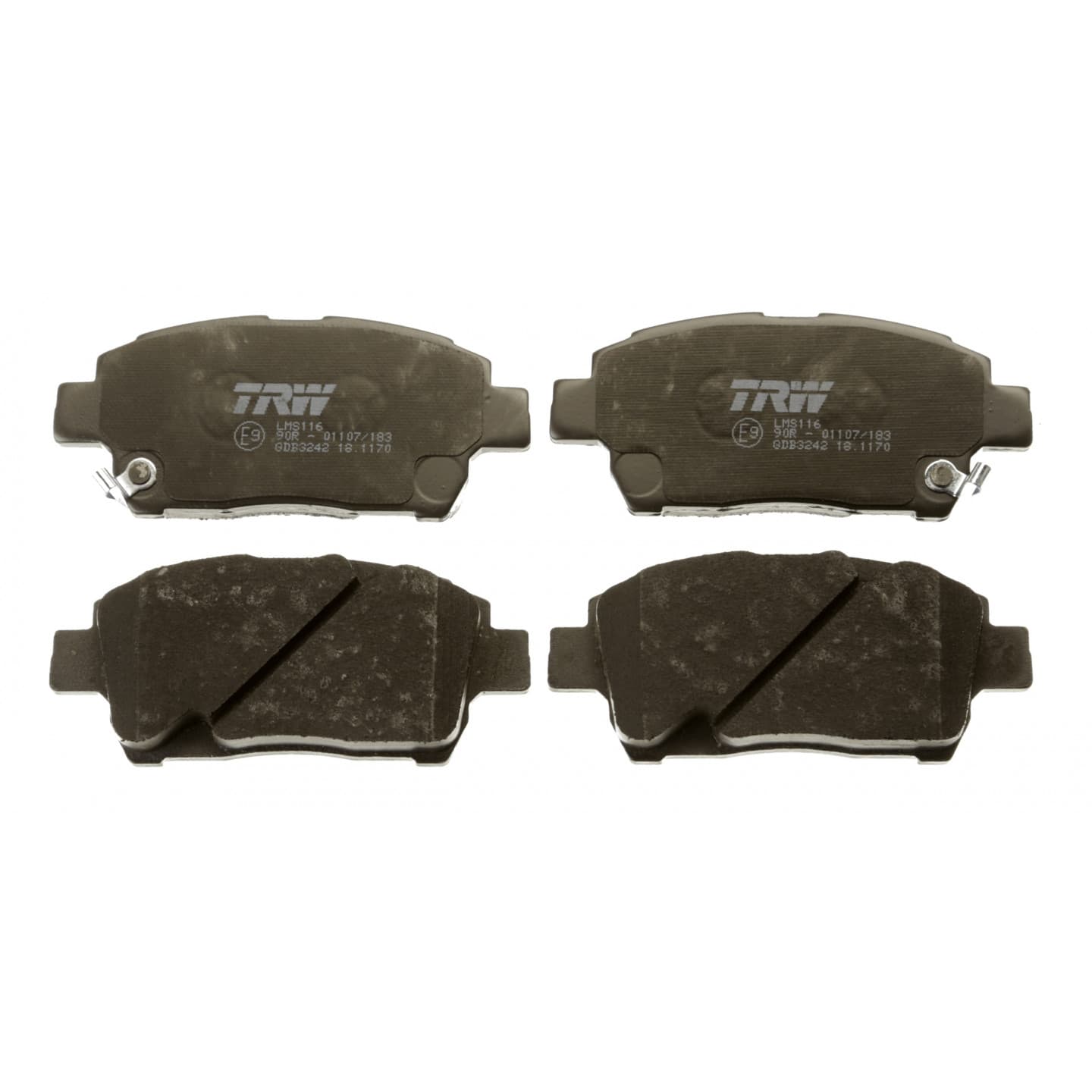 Brake pad set, front — Chana Maxi, Star, Geely, Toyota Prius, Yaris