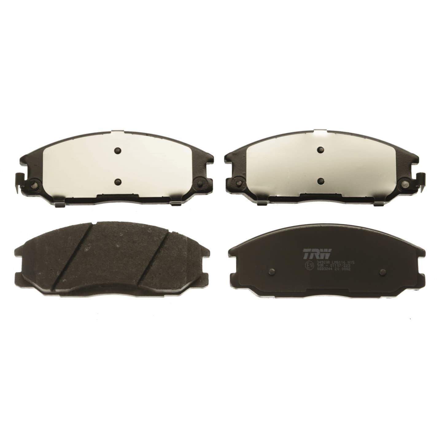 Brake pad set, front — Hyundai Azera, H1, Santa Fe,trajet, SsangYong