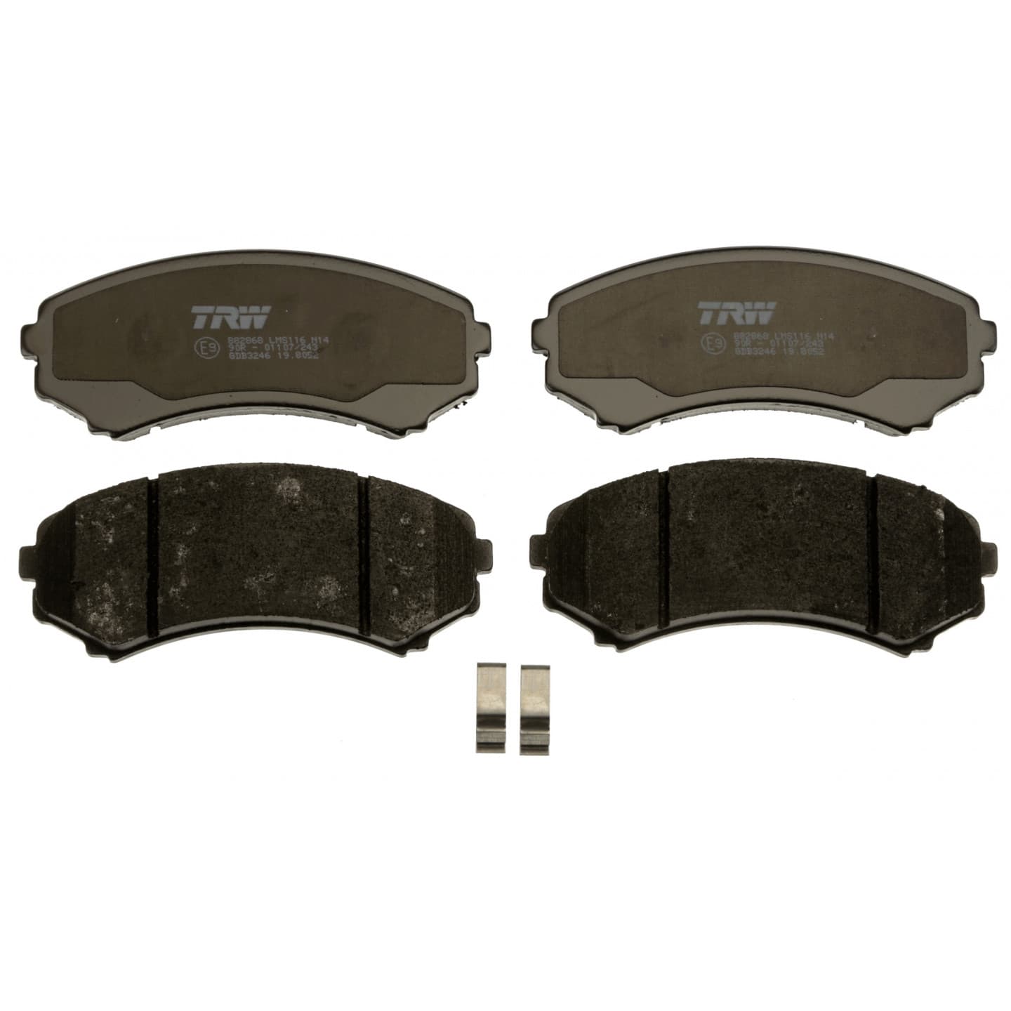Brake pad set, front — Mitsubishi Pajero III/IV, Shogun III/IV