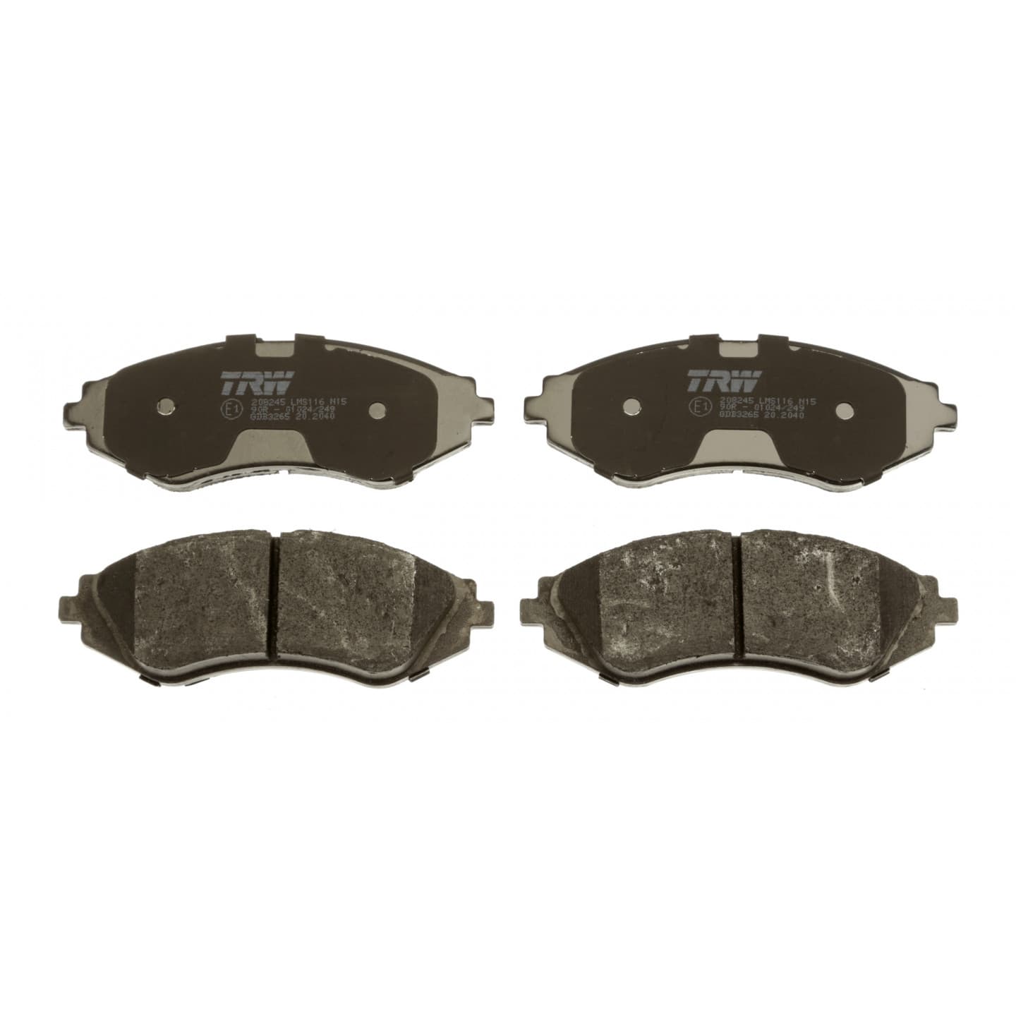 Brake pad set, front — Chevrolet Aveo, Optra, Daewoo Lanos, Nubira