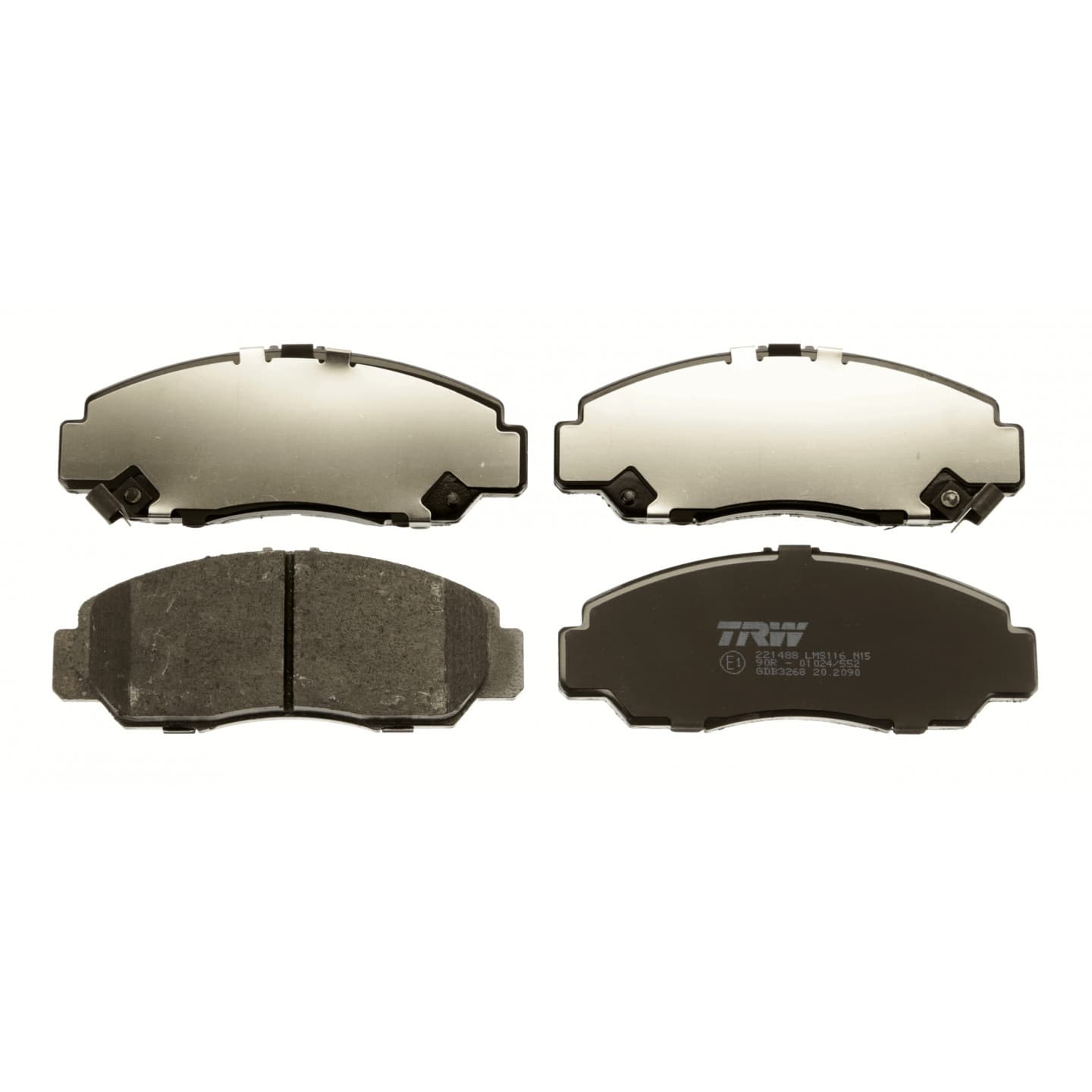 Brake pad set, front — Honda Ballade VIII, Civic VII, FR-V