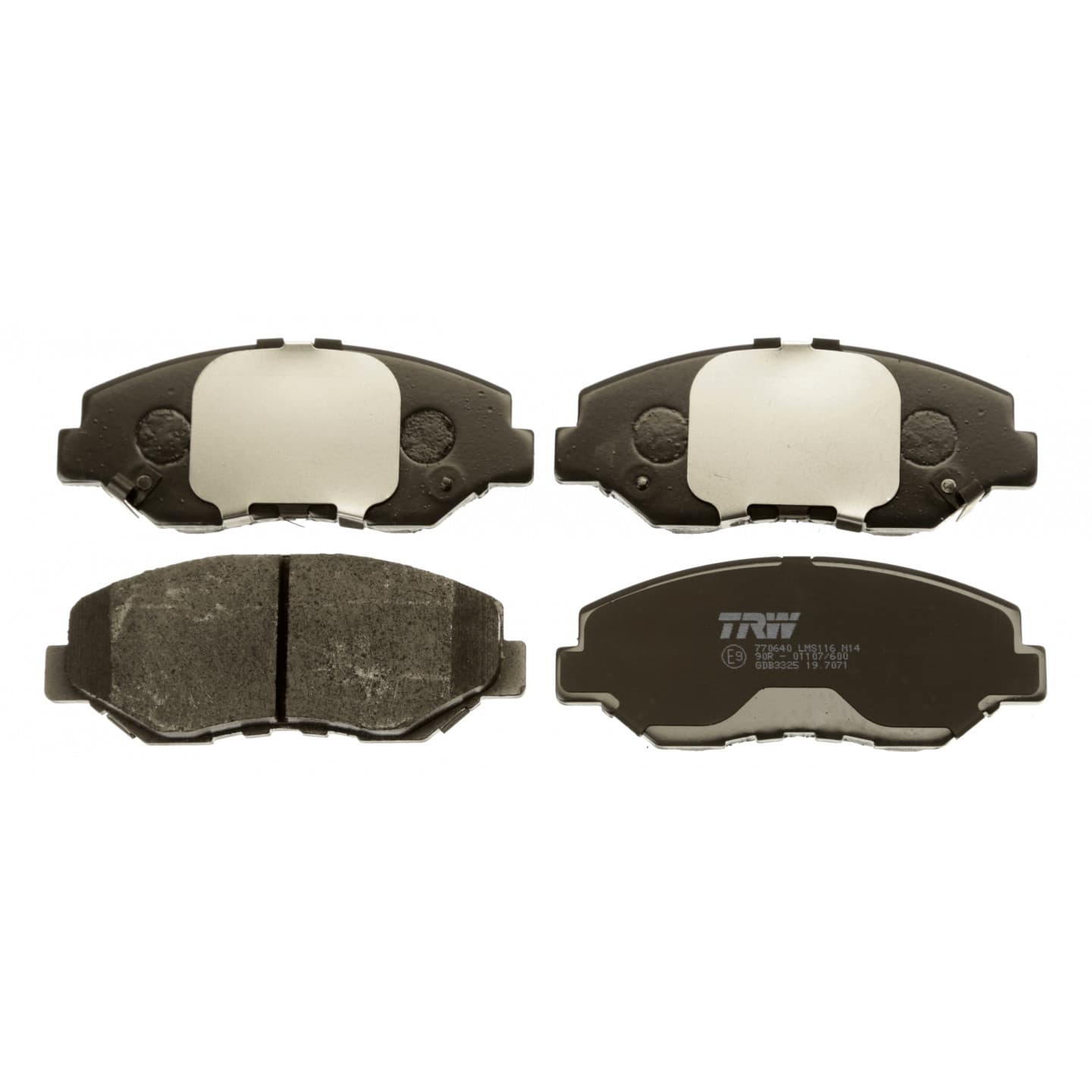 Brake pad set, front — Honda Accord VIII, Ballade X, CR-V II/V