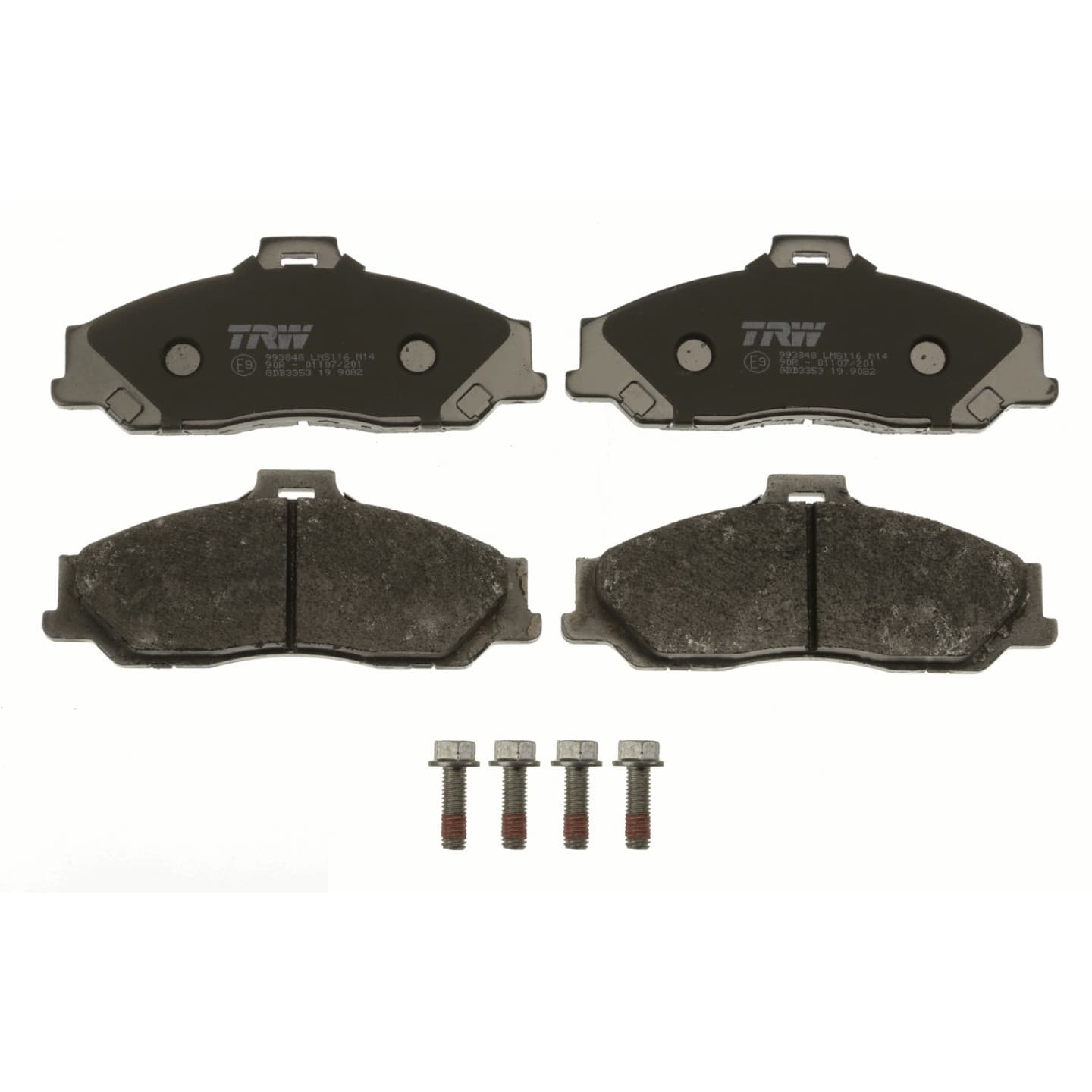 Brake pad set, front — Ford Everest, Ranger, Mazda BT-50