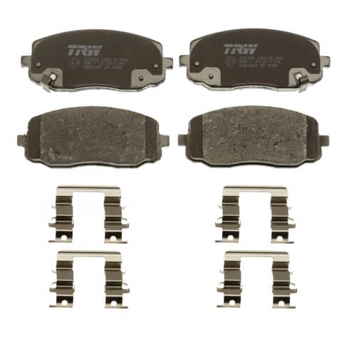 Brake pad set, front — Hyundai i10, Kia Picanto