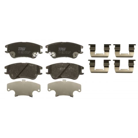 Brake pad set, front — Hyundai Atos
