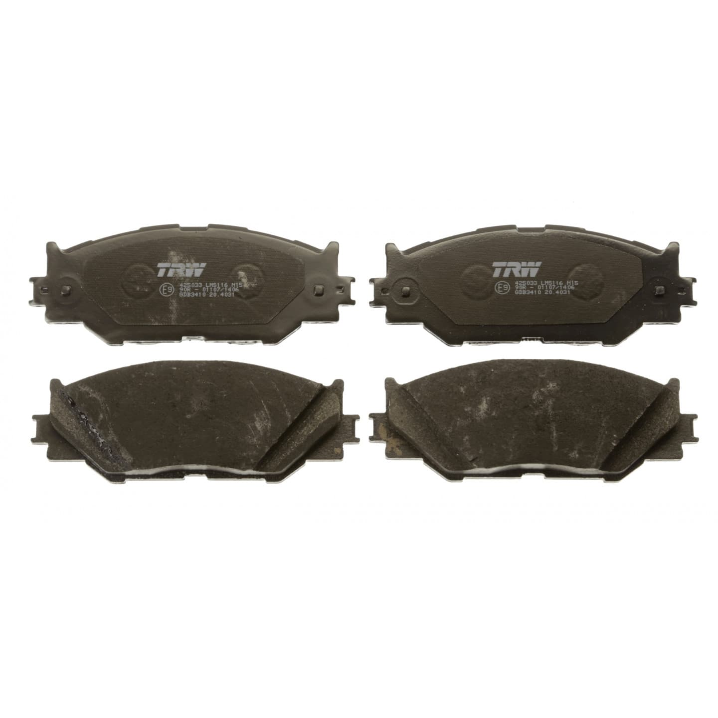 Brake pad set, front — Lexus IS 250/350 II, IS C250
