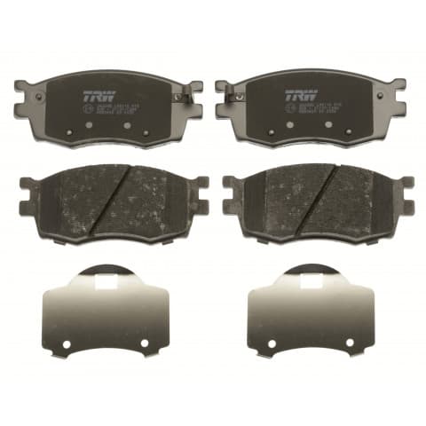 Brake pad set, front — Hyundai Accent, i20, Kia Rio