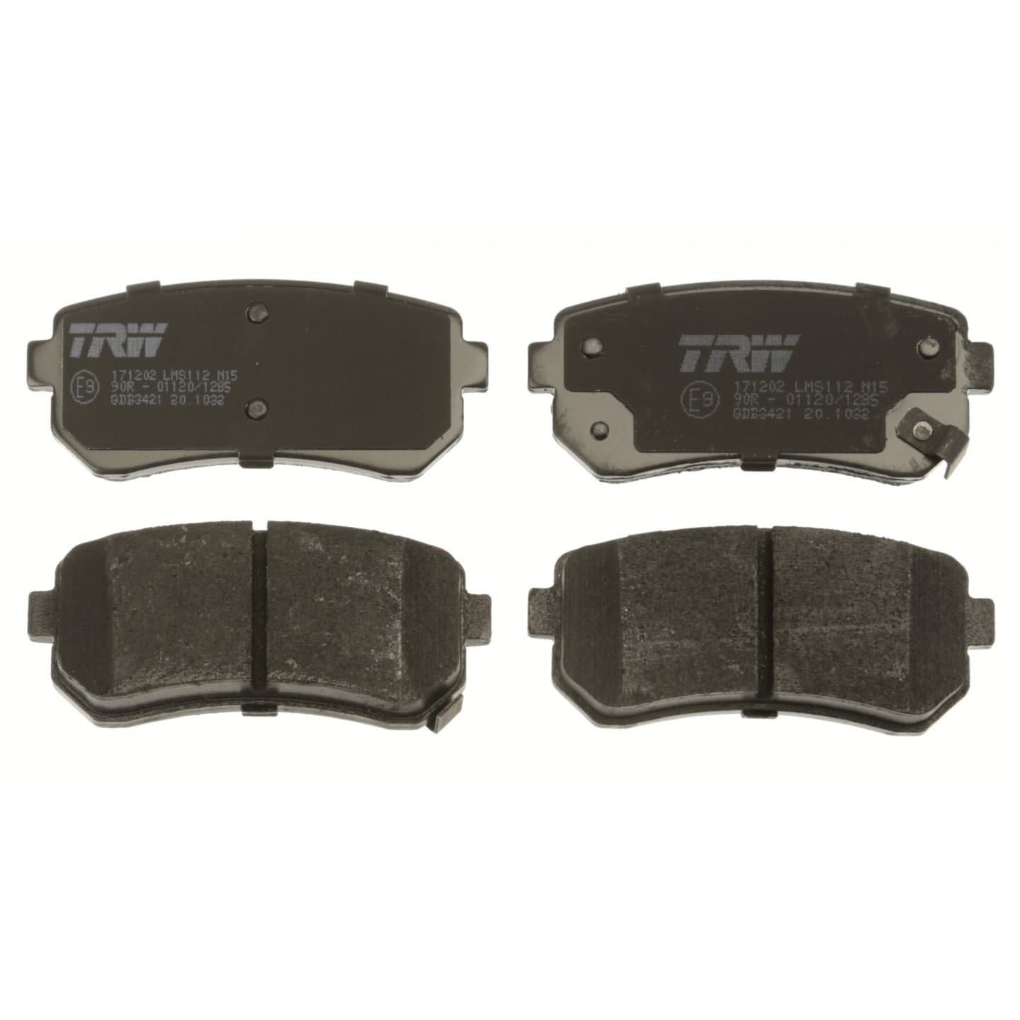 Brake pad set, rear — Hyundai i30, ix35, Tucson, Kia Cerato, Picanto, Rio