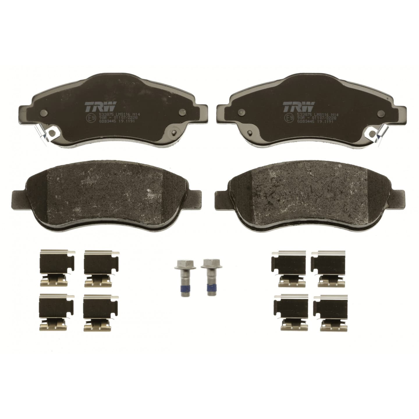 Brake pad set, front — Honda Accord, CR-V III/IV