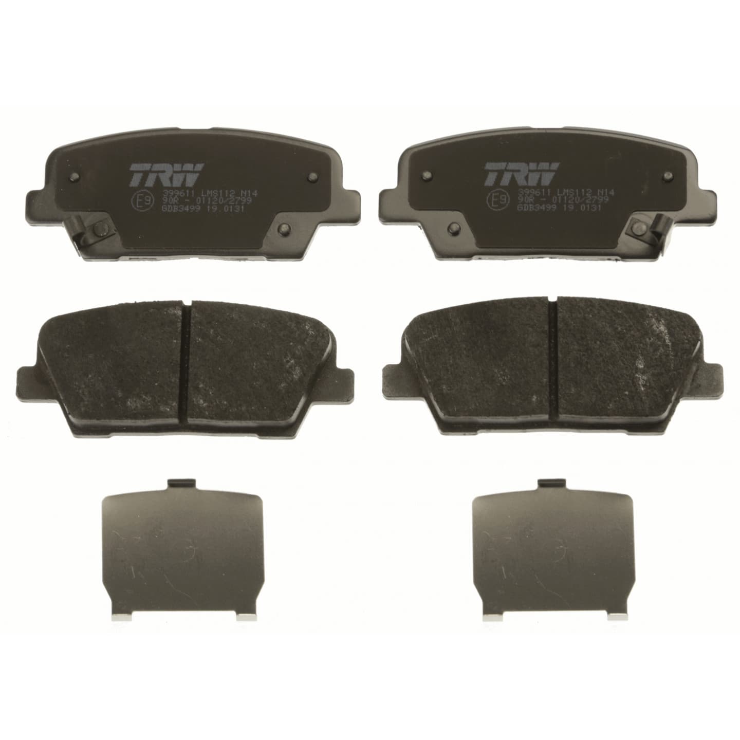 Brake pad set, rear — Hyundai Santa Fe II/III, Kia Sorento II
