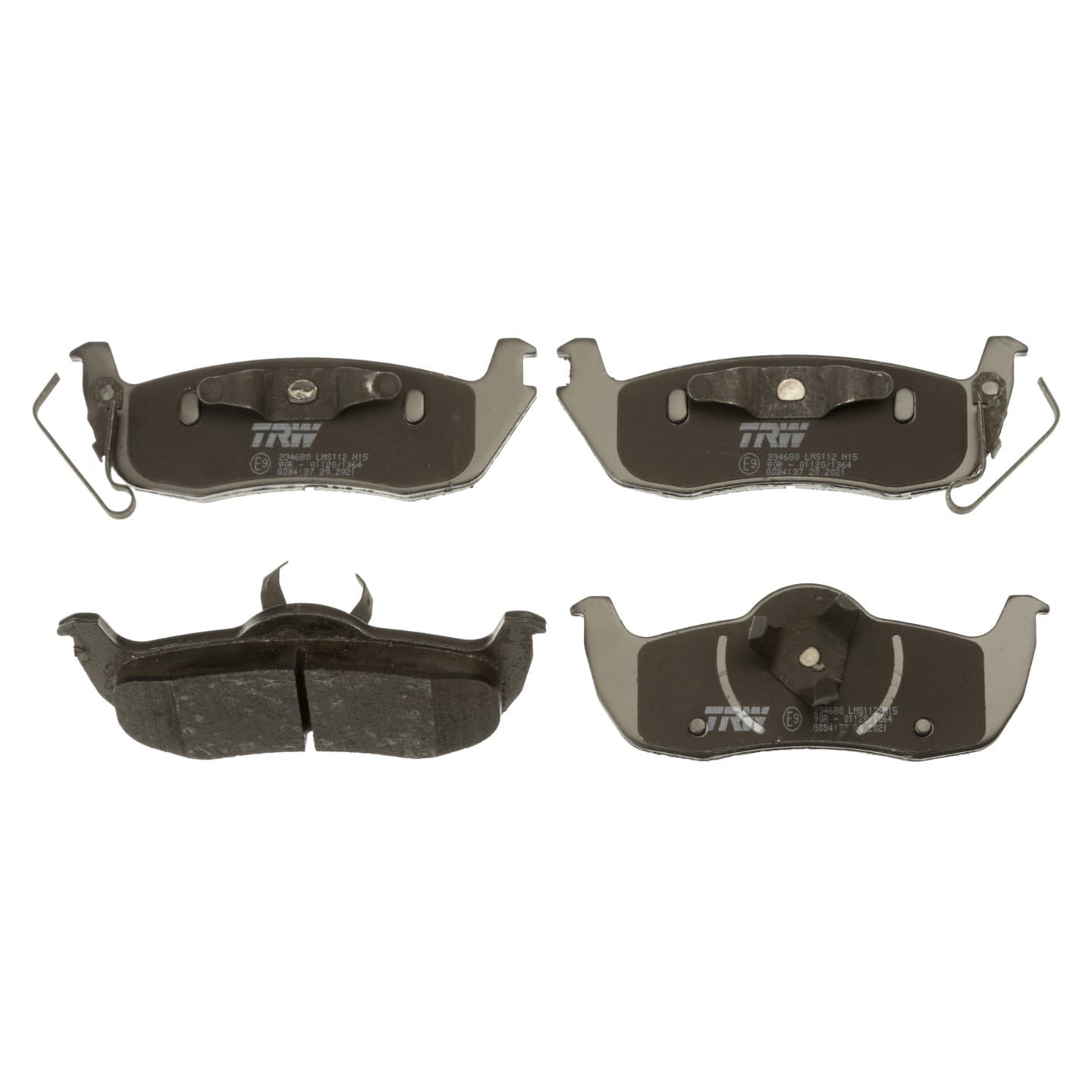 Brake pad set, rear — Jeep Commander, Grand Cherokee II/III
