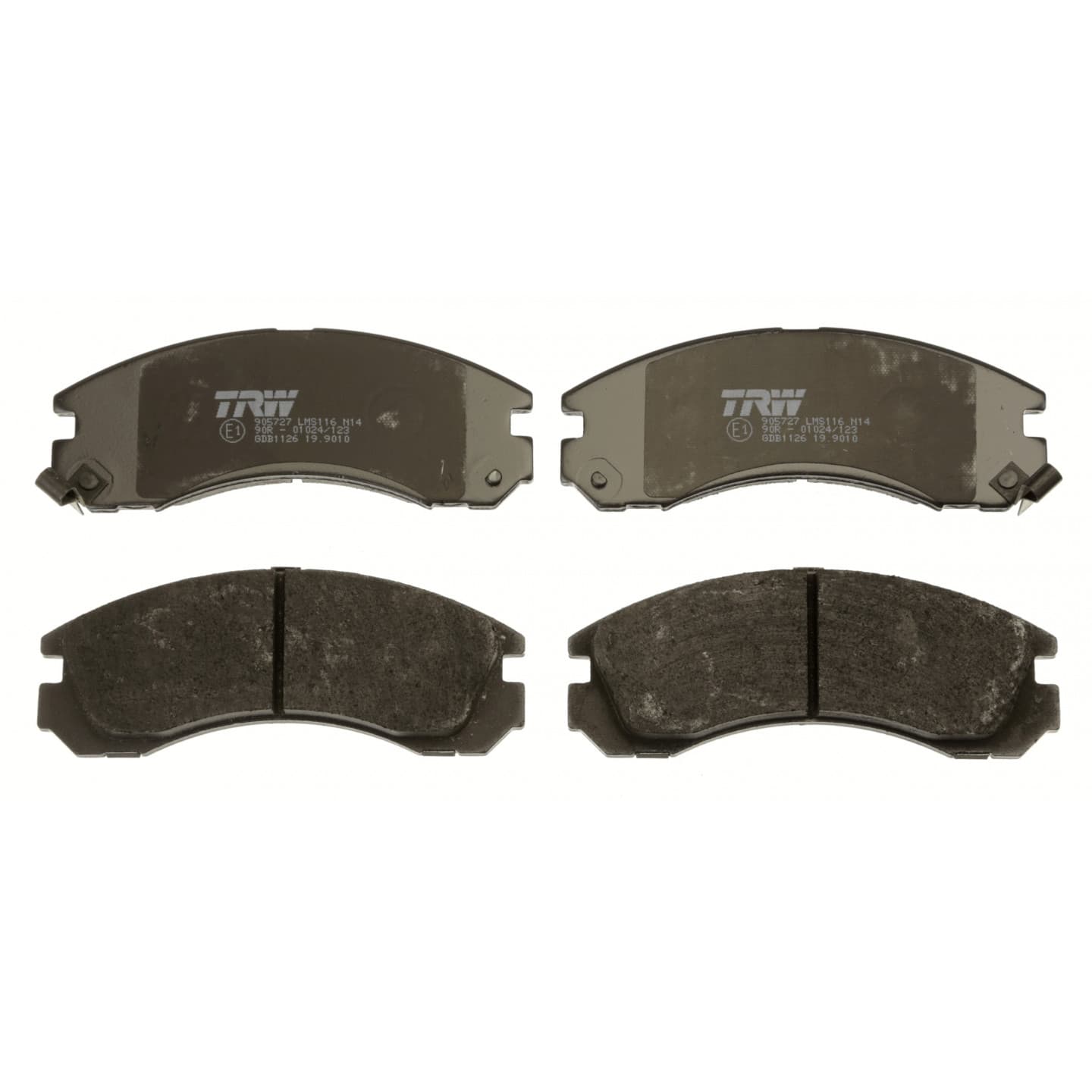 Brake pad set, front — Mitsubishi Lancer, Outlander, Pajero, Colt