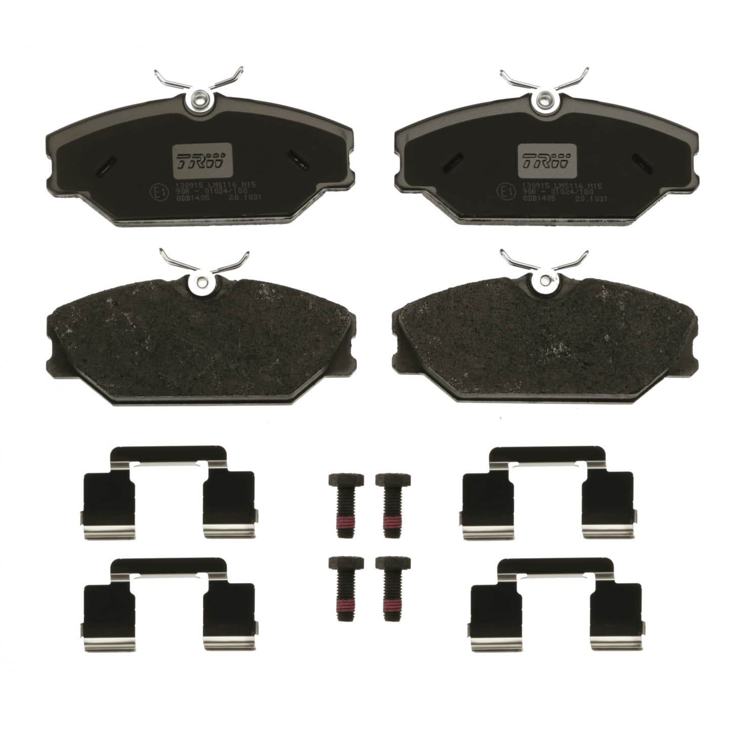 Brake pad set, front — Renault Clio II, Laguna I, Megane I, Scenic I