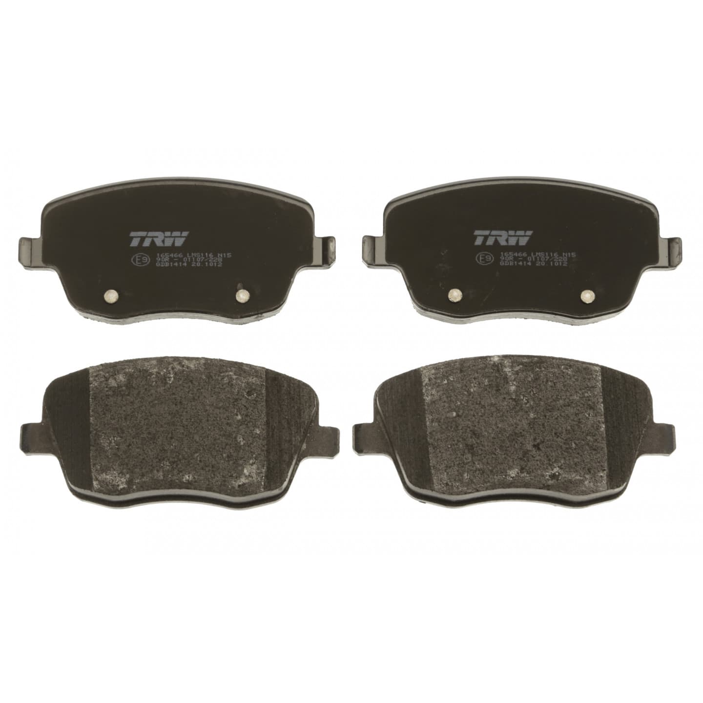 Brake pad set, front — SEAT Ibiza, Volkswagen Polo