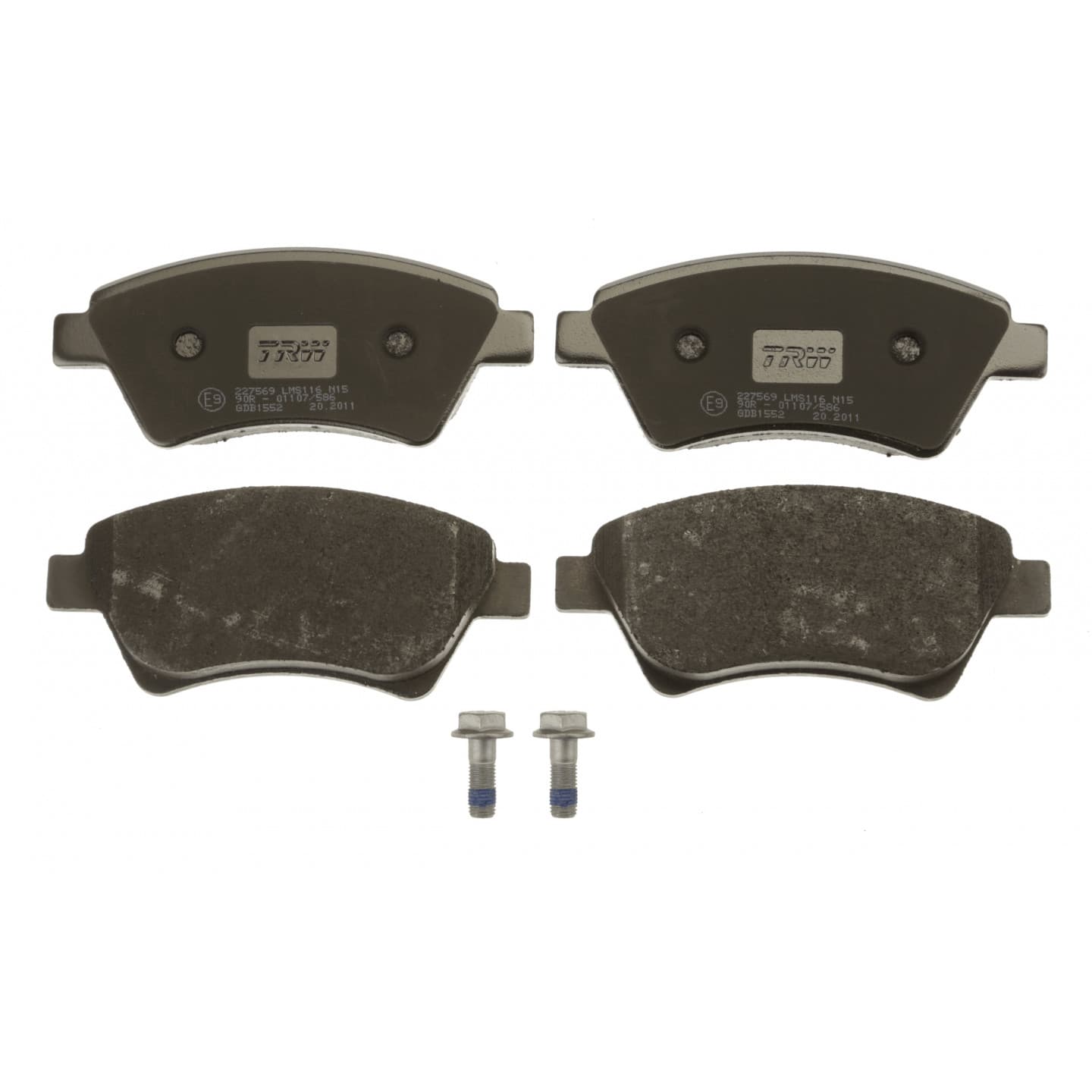Brake pad set, front — Renault Megane II, Scenic Ii,grand Scenic II