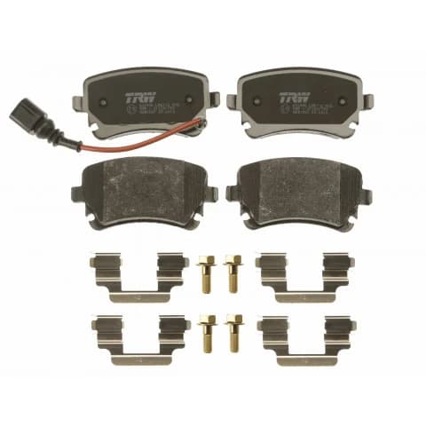 Brake pad set, rear — Volkswagen Multivan V, Transporter