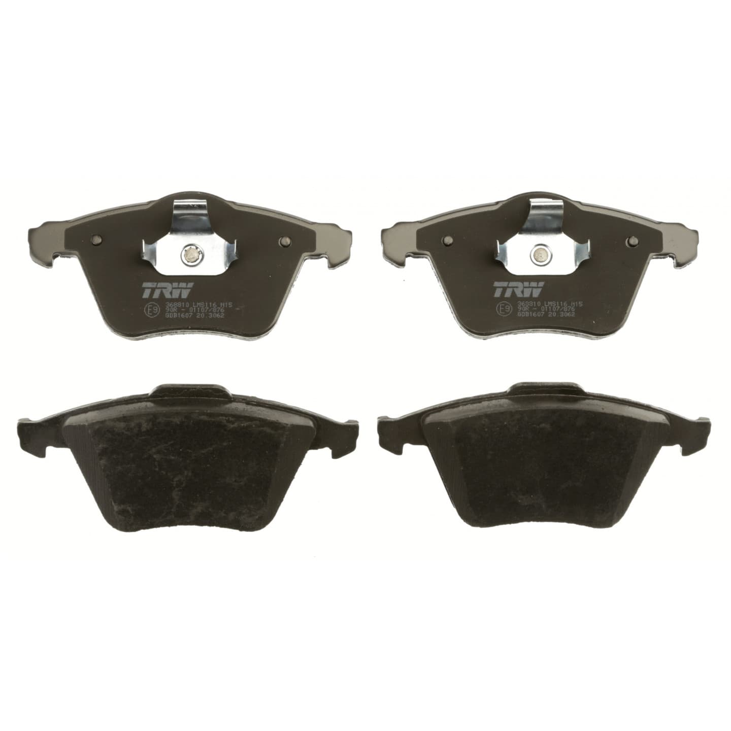Brake pad set, front — Mazda 3 Series, Saab 9-3, Volvo C30/S40/V40/V50