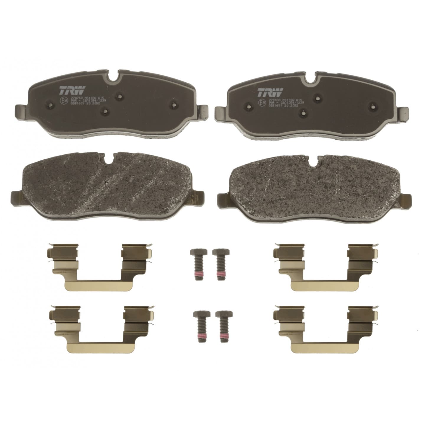 Brake pad set, front — Land Rover Discovery III, Range Rover III
