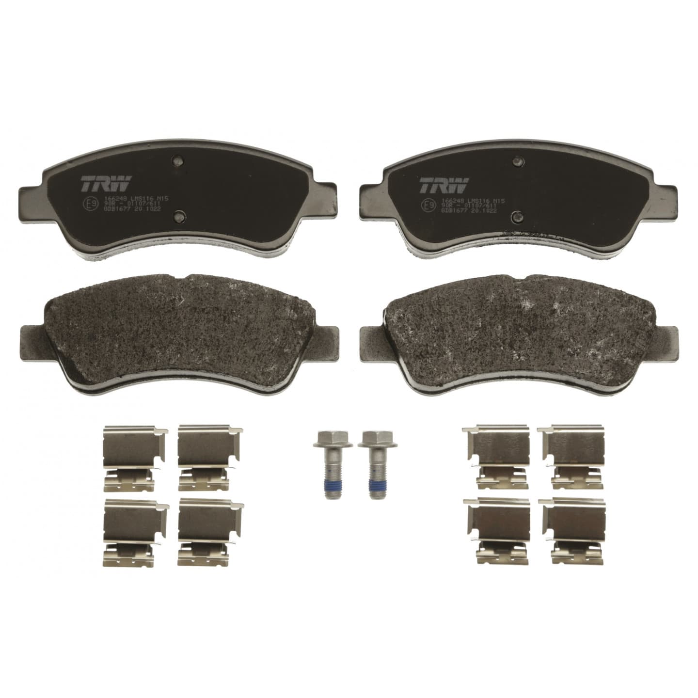 Brake pad set, front — Citroen C2/C3/C4, DS3, Xsara, Peugeot