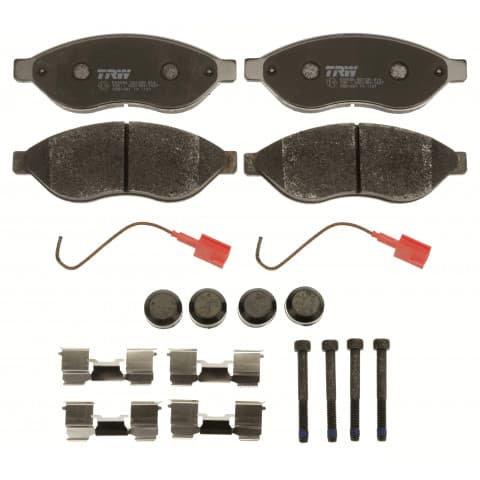 Brake pad set, front — Citroen Relay, Fiat Ducato, Peugeot Boxer