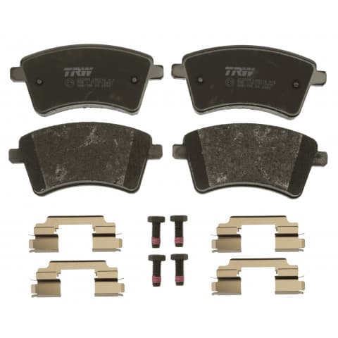 Brake pad set, front — Renault Kangoo
