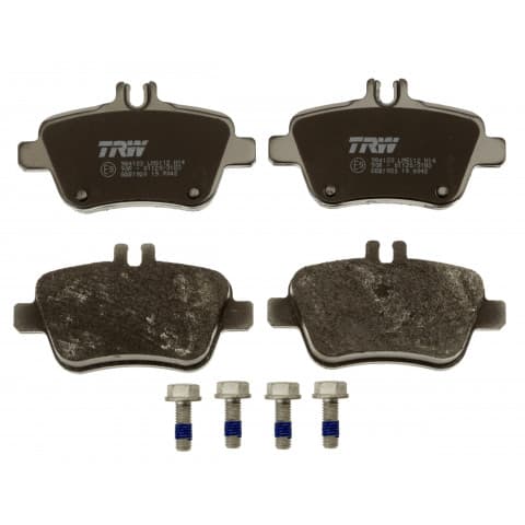 Brake pad set, rear — Mercedes-Benz A-Class (W176), B-Class (W246)