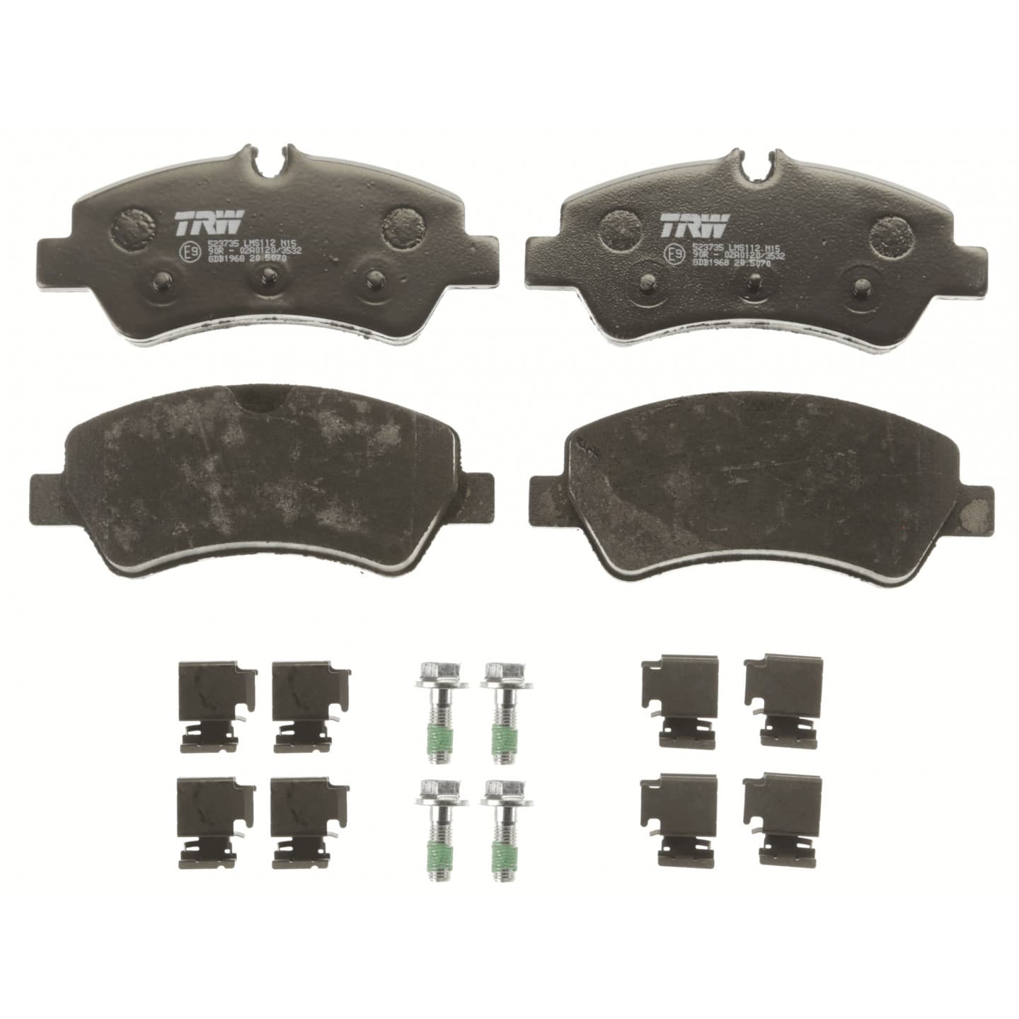 Brake pad set, rear — Ford Tourneo, Transit