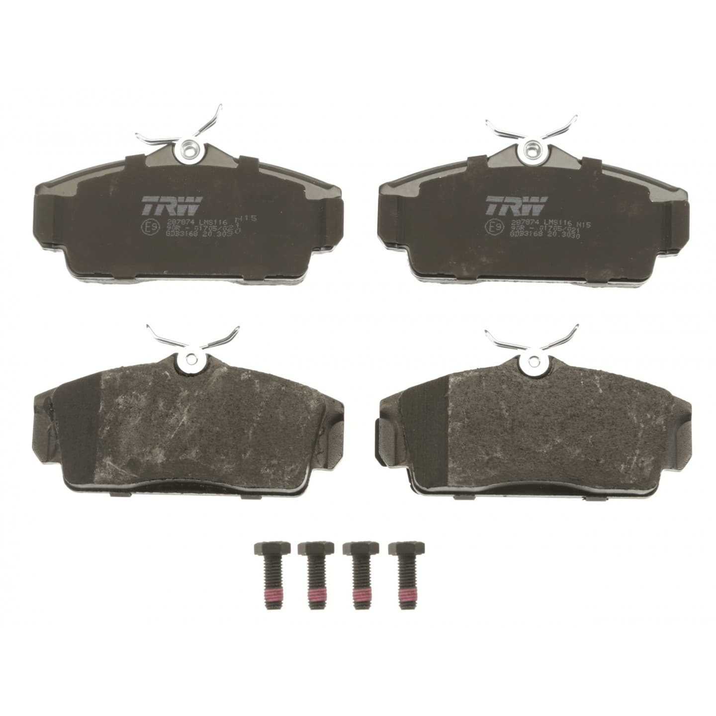 Brake pad set, front — Nissan Almera, Primera