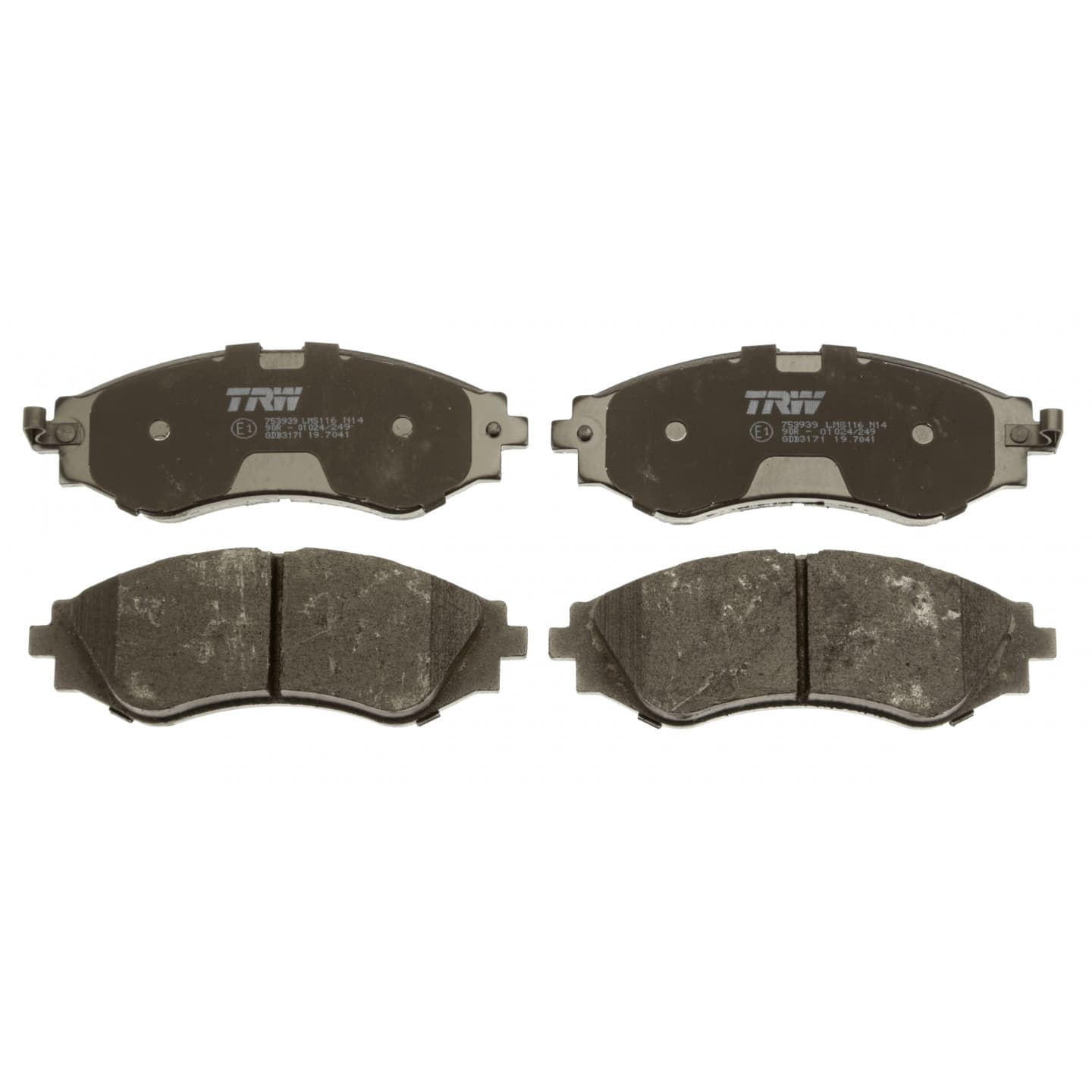 Brake pad set, front — Chevrolet Optra, Daewoo Tacuma