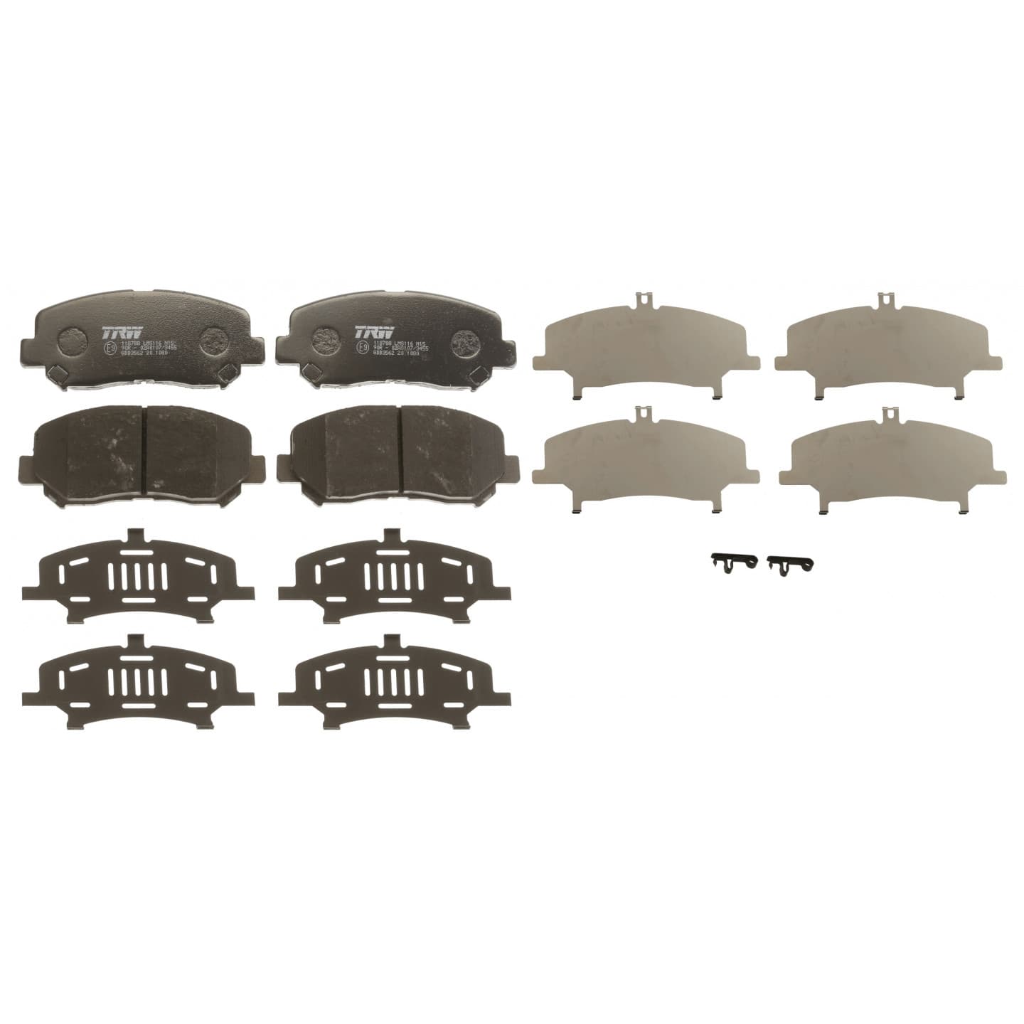 Brake pad set, front — Mazda CX-5